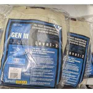 Tru-Spec Gen-3 Level 2 ECWCS Bottom Drawers Desert Sand 2XL Lot of 4